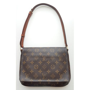Auth Louis Vuitton Monogram Musette Tango Purse